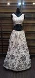 Designer Peach Lehnga Choli With Heavy Work